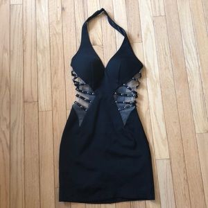 BEBE black mini dress